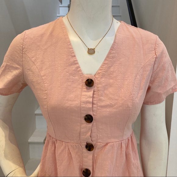 SUPER CUTE Summer Button-down Dress - Picture 2 of 5